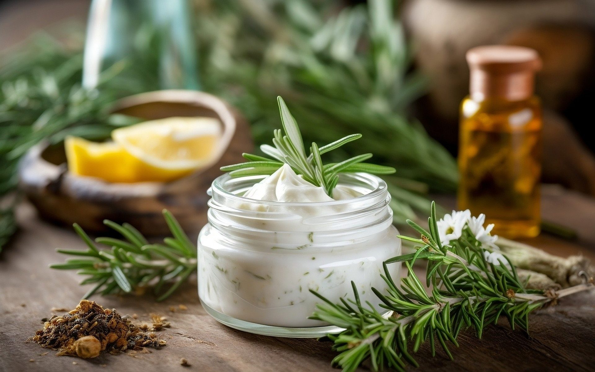 Facial creams for holistic therapy