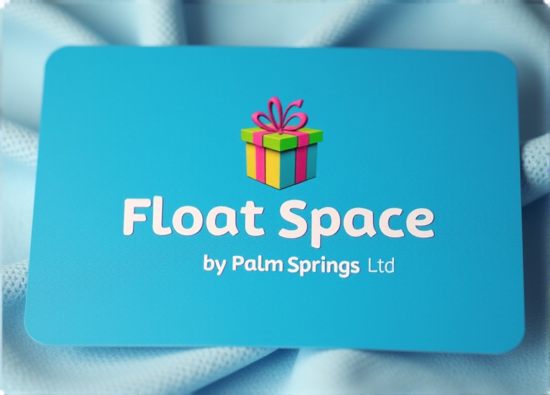 A picture of a gift card for Float Space by Palm Springs Ltd in Thorne